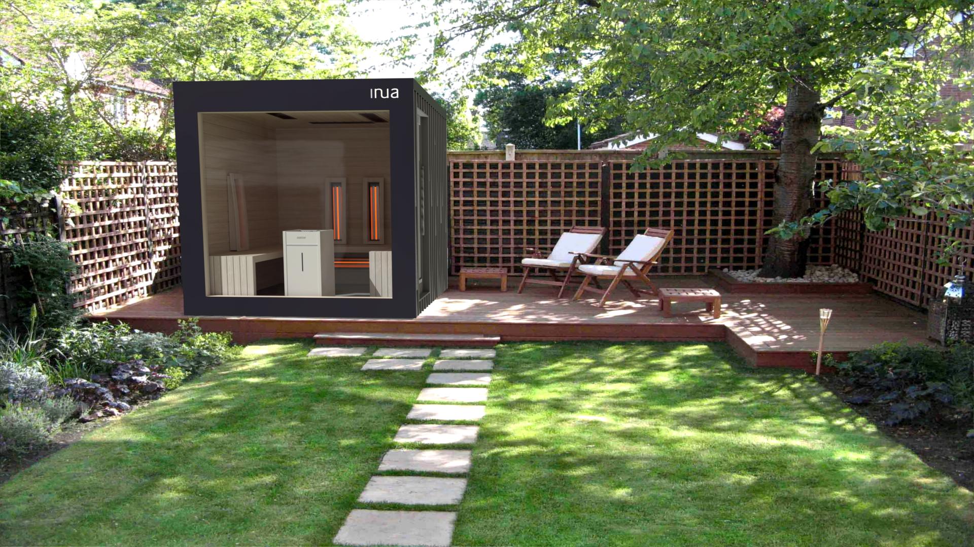 INUA Baldur Vitarium 4 – combined sauna-kombinierte Sauna